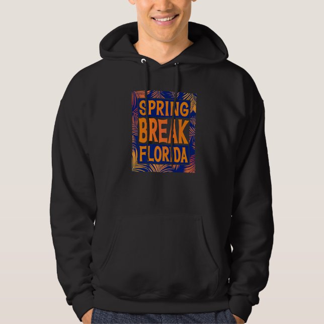Spring Break Senior Class Student School Trip Flor Hoodie (Vorderseite)