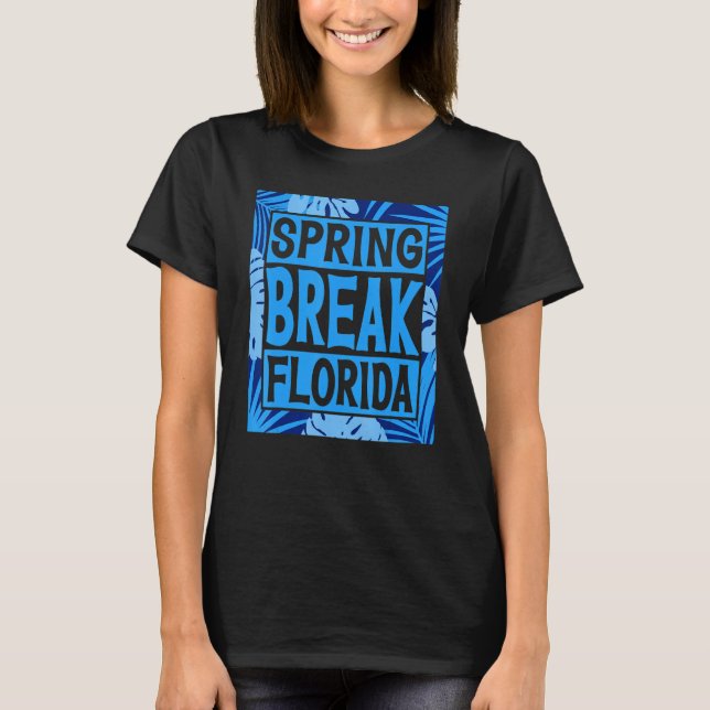 Spring Break Senior Class Student School Trip Flor T-Shirt (Vorderseite)
