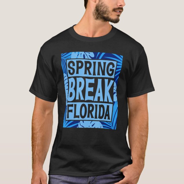 Spring Break Senior Class Student School Trip Flor T-Shirt (Vorderseite)