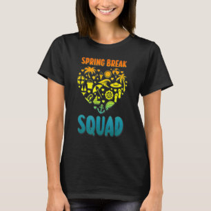 Spring Break Squad Family Matching Group Urlaub T-Shirt