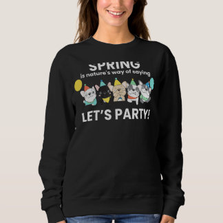 Spring Break Vacation Sonnenbrille Party Hund A Sweatshirt