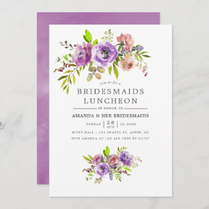 Spring Bridesmaids Luncheon Blumenladen Einladung