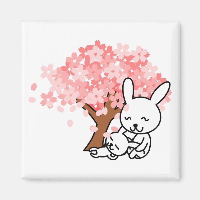 Spring Bunnies Magnet (Vorne)