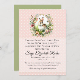 Spring Bunny Einladung