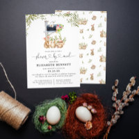 Spring Bunny Greenery | Kinderdusche per Post