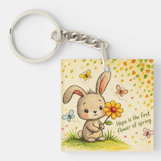 Spring Bunny Keychain (Devant)