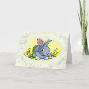 Spring Bunny Ostercard Feiertagskarte