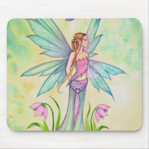 Spring Butterfly Faiasy Fantasy Art Mousepad