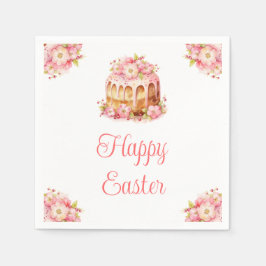 Spring Cake Easter Brunch Serviette