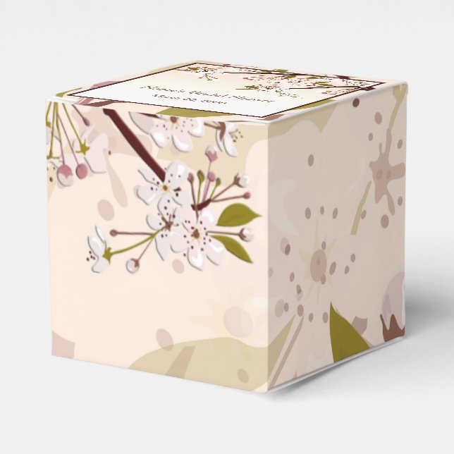 Spring Cherry Blossom Brautparty Fevor Box Geschenkschachtel (Vorderseite)