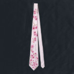 Spring Cherry Blossom Elegant Wedding Neck Tie Krawatte<br><div class="desc">Ein hübsches, rosa, Aquarellbild von Kirschblüten schmückt diese Hochzeitsbinde, die perfekt für eine moderne, stilvolle Hochzeit geeignet ist. Ein nettes Geschenk für einen Trauzeuge, den Brautvater oder andere Männer in der Hochzeitsfeier. Personalisieren Sie es mit den Namen der Braut und des Bräutigams und dem Hochzeitsdatum, sowie mit der Person, der...</div>