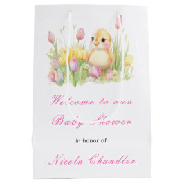 Spring Chick Baby Dusche Mittlere Geschenktüte