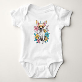 Spring Chihuahua Baby Strampler