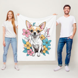 Spring Chihuahua Fleecedecke
