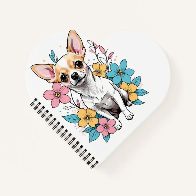 Spring Chihuahua Notizbuch (Vorderseite)