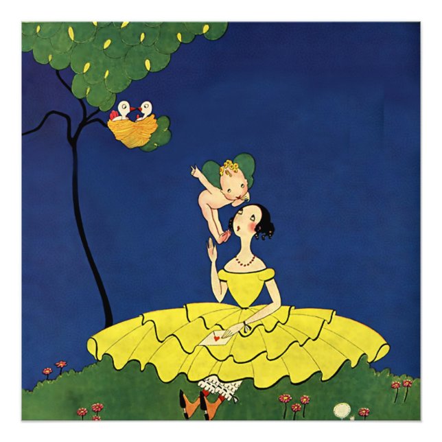 "Spring" Cover von Annie Fish Fotodruck (Vorne)