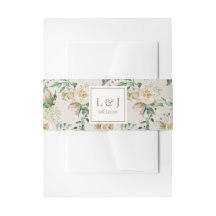 Spring Cream Garden Floral Wedding Bly Band