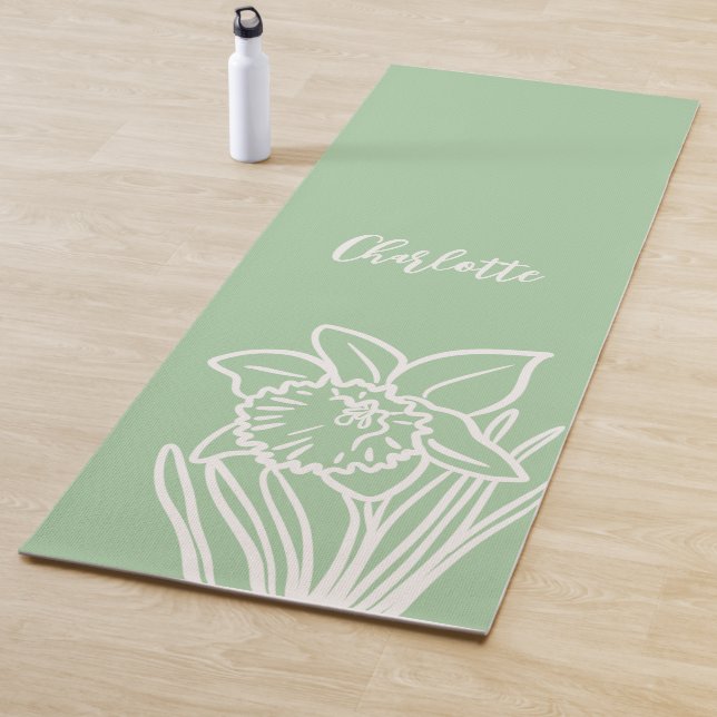 Spring Daffodil Yogamatte (Beispiel)