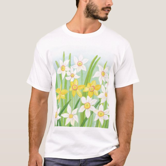 Spring Daffodils  T-Shirt (Vorderseite)