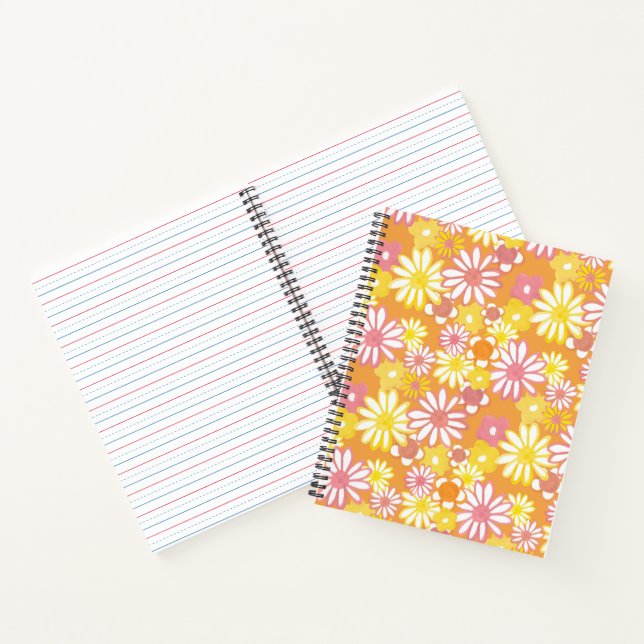 Spring Daisies-Notebook Notizbuch (Innenseite)