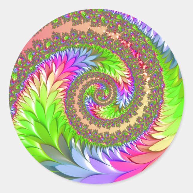 Spring Dancing Queen Runder Aufkleber (Vorderseite)