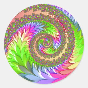 Spring Dancing Queen Runder Aufkleber