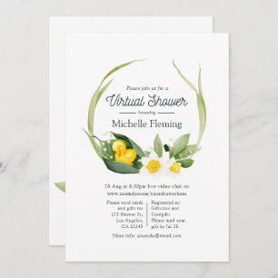 Spring Duckling Virtual Baby Duckling Einladung