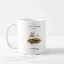Spring Ephemerals of Japan – Kikuzaki Anemone Kaffeetasse