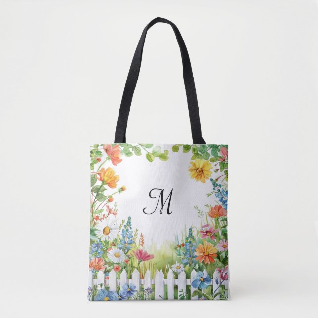 Spring Fairy Garden Customized Tasche (Vorderseite)