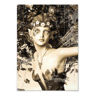 Spring Fairy Vintag Fotodruck