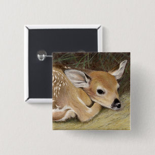 Spring Fawn Button