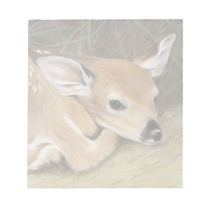 Spring Fawn Notizblock
