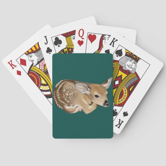 Spring Fawn Spielkarten (Rückseite)