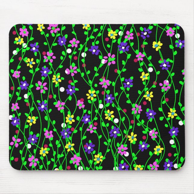 Spring Floral Art Mousepad (Vorne)