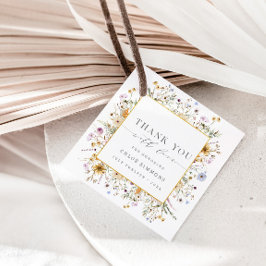 Spring Floral Baby in Bloom Baby Dusche Vielen Dan Geschenkanhänger