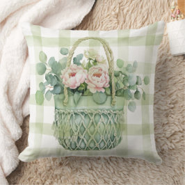 Spring Floral Basket Kissen
