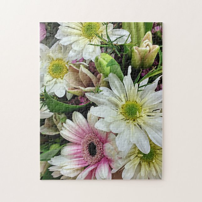 Spring Floral Bouquet mit Daisies (Vertikal)