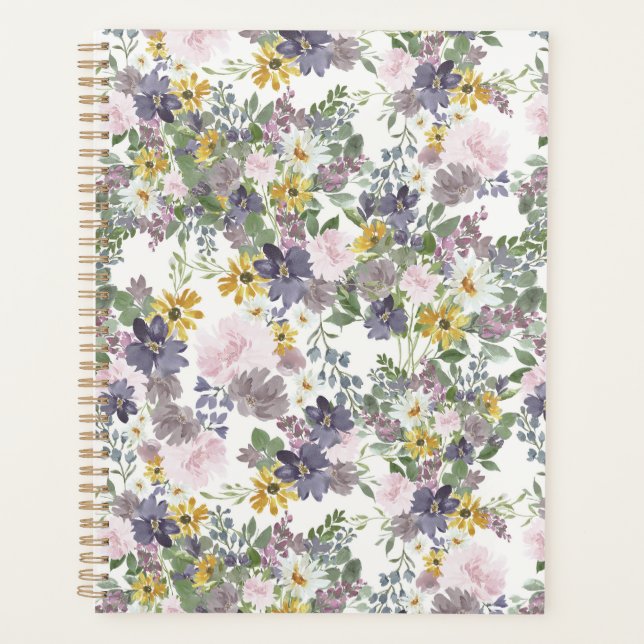 Spring Floral Day Planner Planer (Vorderseite)