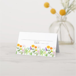 Spring Floral Elegante Wedding Platzkarte