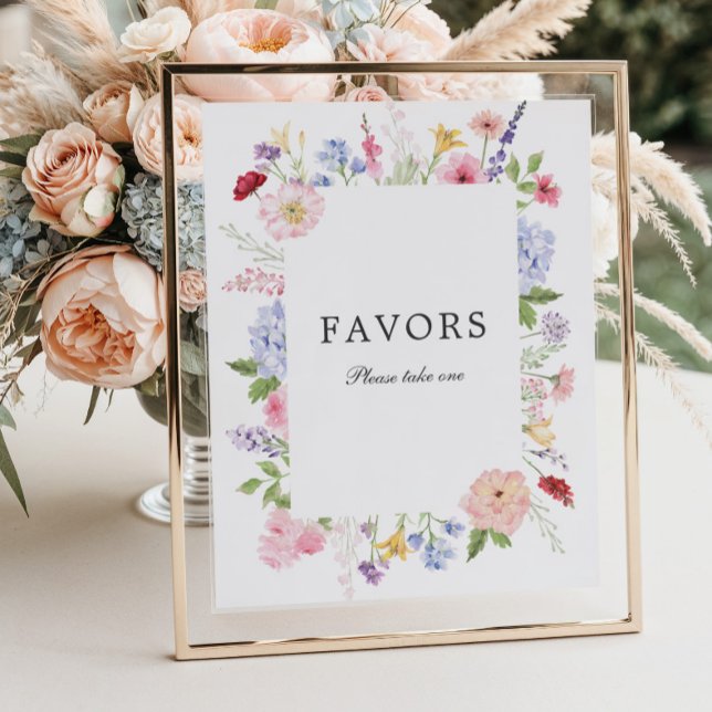 Spring Floral Frame Favours Poster (Von Creator hochgeladen)