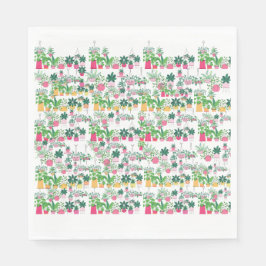 Spring Floral Napkins Serviette