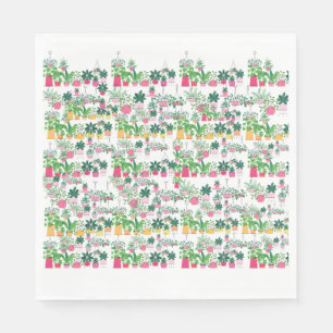 Spring Floral Napkins Serviette
