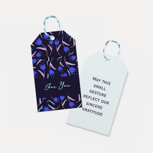 Spring Floral Pattern  Geschenkanhänger (Von Creator hochgeladen)