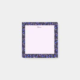 Spring Floral Pattern Post-it Klebezettel