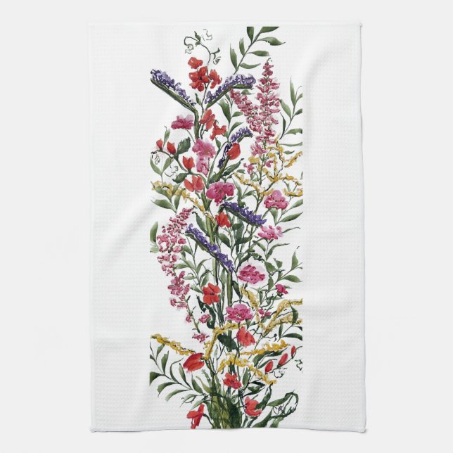 Spring Florals Kitetücher Geschirrtuch (Vertikal)