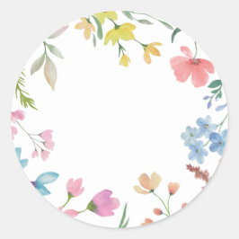 Spring Florals Umschlag Stickers