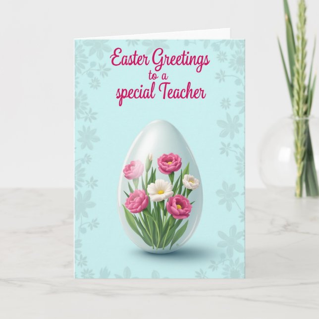 Spring Flower Appreciation Card Karte (Vorderseite)