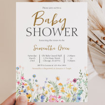 Spring Flowers Babydusche