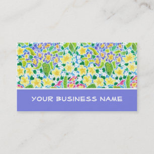 Spring Flowers Business Card Visitenkarte