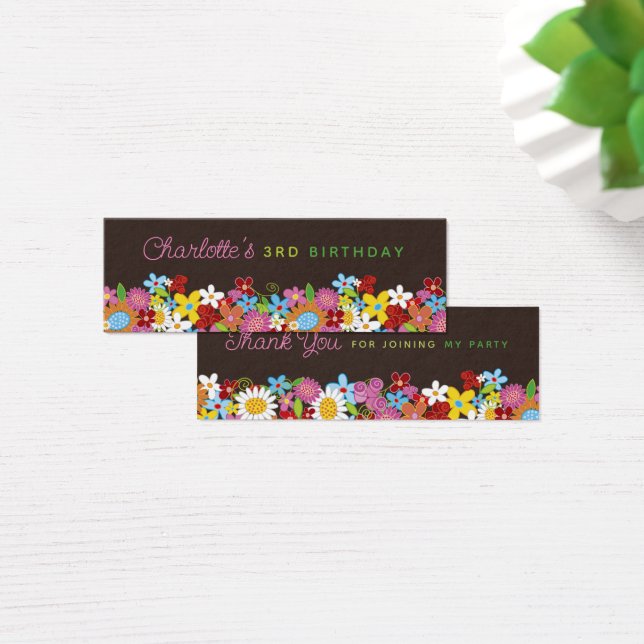 Spring Flowers Garden Vielen Dank Gastgeschenk Hoc (Schreibtisch)